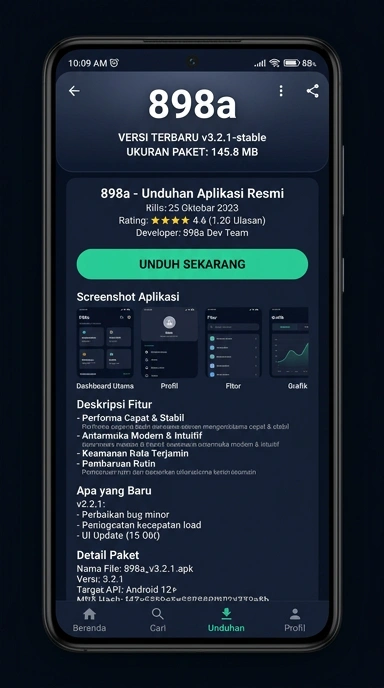 Panduan Lengkap Unduh dan Instal APK 898a