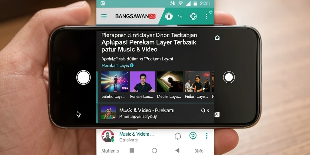 Tampilan antarmuka aplikasi perekam layar BANGSAWAN88 yang modern dan menarik.
