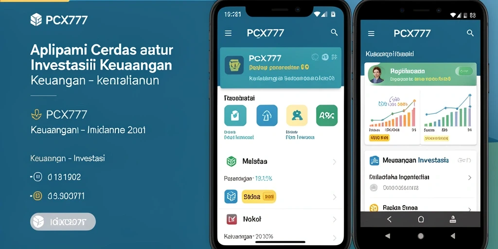 Antarmuka aplikasi PCX777 yang user-friendly untuk investasi yang lebih cerdas.