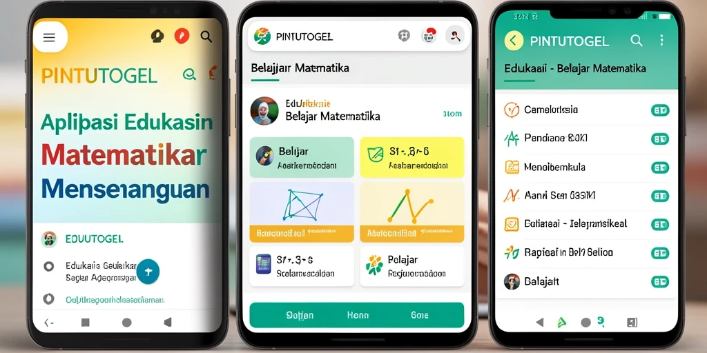 Tampilan antarmuka PINTUTOGEL yang interaktif dan menarik