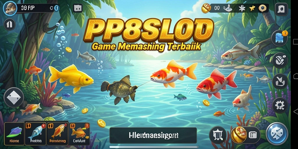 Tampilan antarmuka game PP8SLOT yang menarik dan penuh warna.