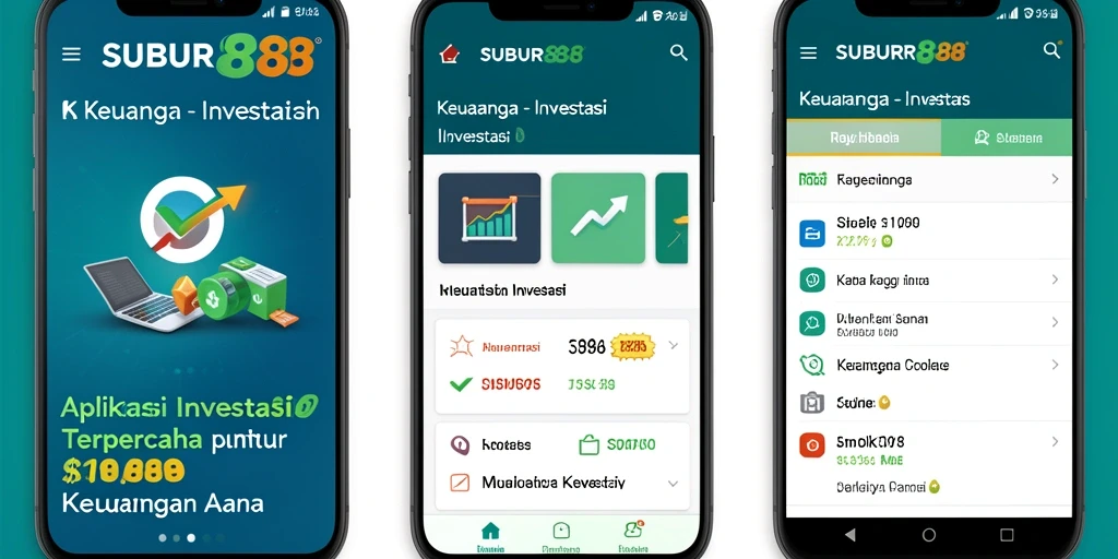 Antarmuka aplikasi SUBUR88 yang intuitif untuk investasi yang lebih baik.